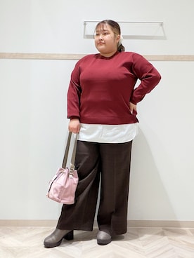 「Lee（リー）のアイテム（バッグ）」を使った、slrymk13さん（レディース・153cm）の秋コーディネート