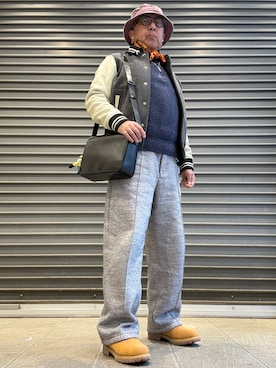 「Timberland（ティンバーランド）の6インチ プレミアム ウォータープルーフ ブーツ メンズ（ブーツ、ベージュ系）」を使った、Ken Nさん（メンズ・168cm）の春コーディネート