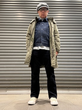 「glanta（グレンタ）のアイテム」を使った、Ken Nさん（メンズ・168cm）の冬コーディネート