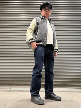 「アイテム（Tシャツ/カットソー）」を使った、Ken Nさん（メンズ・168cm）の秋コーディネート