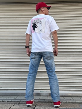 「CONVERSE（コンバース）のアイテム」を使った、Ken Nさん（メンズ・168cm）の春コーディネート