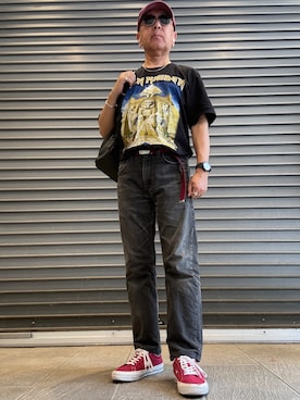 「Levi's（リーバイス）のアイテム（パンツ）」を使った、Ken Nさん（メンズ・168cm）の夏コーディネート