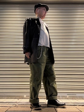 「アイテム（その他アウター）」を使った、Ken Nさん（メンズ・168cm）の秋コーディネート