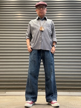 「Handmade（ハンドメイド）のアイテム」を使った、Ken Nさん（メンズ・168cm）の夏コーディネート
