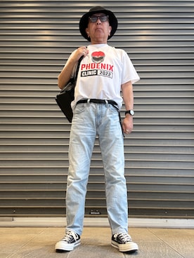 「Levi's（リーバイス）のアイテム（パンツ）」を使った、Ken Nさん（メンズ・168cm）の夏コーディネート