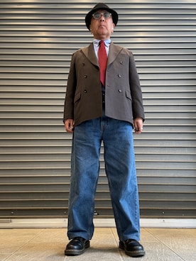 「アイテム（ジャケット/アウター）」を使った、Ken Nさん（メンズ・168cm）の春コーディネート