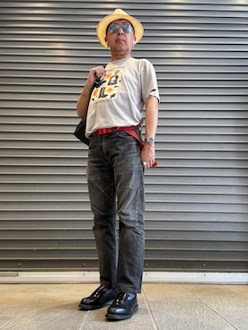 「Levi's（リーバイス）のアイテム（パンツ）」を使った、Ken Nさん（メンズ・168cm）の夏コーディネート