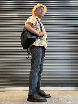 「OMEGA（オメガ）のアイテム」を使った、Ken Nさん（メンズ・168cm）の夏コーディネート