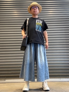 「no brand（ノーブランド）のアイテム」を使った、Ken Nさん（メンズ・168cm）の夏コーディネート