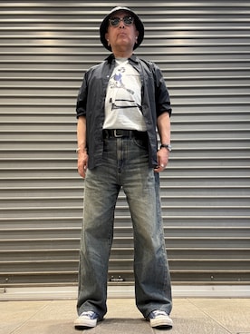 「no brand（ノーブランド）のアイテム」を使った、Ken Nさん（メンズ・168cm）の春コーディネート