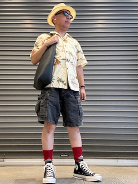 「OMEGA（オメガ）のアイテム」を使った、Ken Nさん（メンズ・168cm）の夏コーディネート