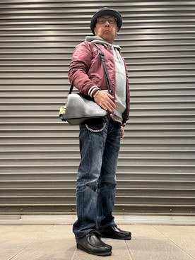 「Ruben（ルーベン）のアイテム」を使った、Ken Nさん（メンズ・168cm）の冬コーディネート