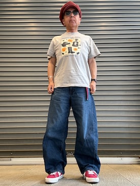 「no brand（ノーブランド）のアイテム（アクセサリー）」を使った、Ken Nさん（メンズ・168cm）の夏コーディネート