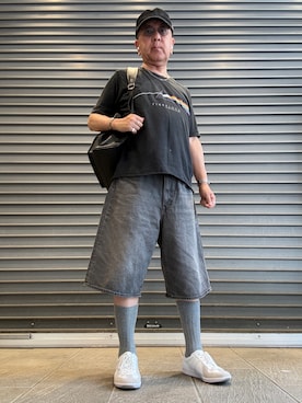 「no brand（ノーブランド）のアイテム」を使った、Ken Nさん（メンズ・168cm）の夏コーディネート