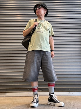 「CONVERSE（コンバース）のアイテム」を使った、Ken Nさん（メンズ・168cm）の夏コーディネート