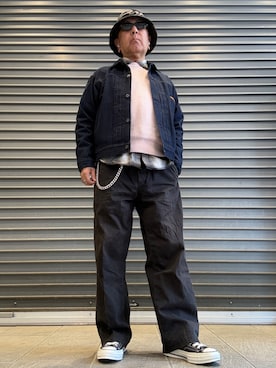 「XLARGE（エクストララージ）のアイテム」を使った、Ken Nさん（メンズ・168cm）の春コーディネート