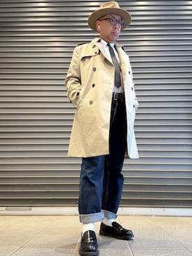 「ReqHatter（レックハッター）のアイテム」を使った、Ken Nさん（メンズ・168cm）の冬コーディネート