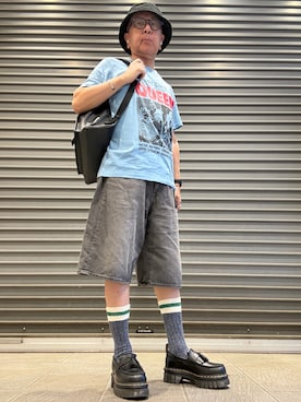 「アイテム（バックパック/リュック）」を使った、Ken Nさん（メンズ・168cm）の秋コーディネート