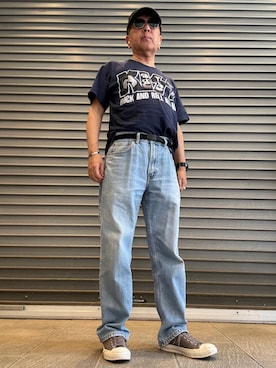 「no brand（ノーブランド）のアイテム」を使った、Ken Nさん（メンズ・168cm）の夏コーディネート