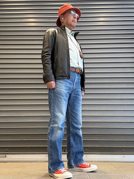 「Handmade（ハンドメイド）のアイテム」を使った、Ken Nさん（メンズ・168cm）の春コーディネート