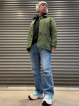 「glanta（グレンタ）のアイテム」を使った、Ken Nさん（メンズ・168cm）の冬コーディネート