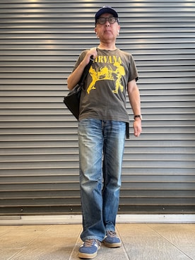 「アイテム（バックパック/リュック）」を使った、Ken Nさん（メンズ・168cm）の秋コーディネート