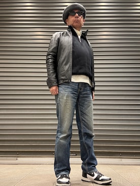 「アイテム（Tシャツ/カットソー）」を使った、Ken Nさん（メンズ・168cm）の秋コーディネート