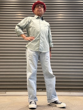 「no brand（ノーブランド）のアイテム」を使った、Ken Nさん（メンズ・168cm）の秋コーディネート