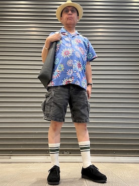 「no brand（ノーブランド）のアイテム」を使った、Ken Nさん（メンズ・168cm）の夏コーディネート