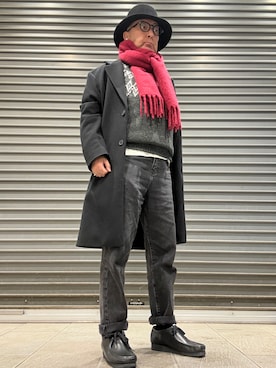 「GAP（ギャップ）のアイテム」を使った、Ken Nさん（メンズ・168cm）の冬コーディネート