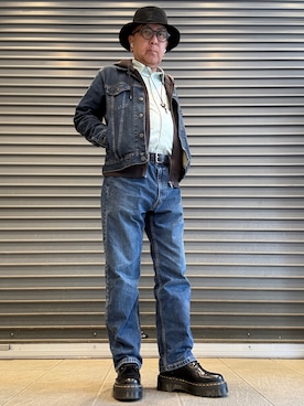 「VIVIFY（ビビファイ）のアイテム」を使った、Ken Nさん（メンズ・168cm）の春コーディネート