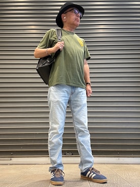 「no brand（ノーブランド）のアイテム」を使った、Ken Nさん（メンズ・168cm）の夏コーディネート