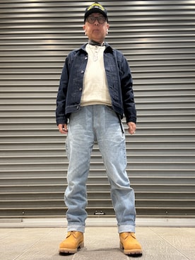 「Levi's（リーバイス）のアイテム」を使った、Ken Nさん（メンズ・168cm）の秋コーディネート