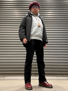 「glanta（グレンタ）のアイテム」を使った、Ken Nさん（メンズ・168cm）の冬コーディネート