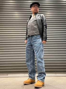 「no brand（ノーブランド）のアイテム」を使った、Ken Nさん（メンズ・168cm）の冬コーディネート