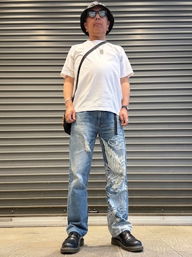 「no brand（ノーブランド）のアイテム（アクセサリー）」を使った、Ken Nさん（メンズ・168cm）の夏コーディネート