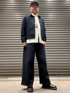 「no brand（ノーブランド）のアイテム（帽子）」を使った、Ken Nさん（メンズ・168cm）の秋コーディネート