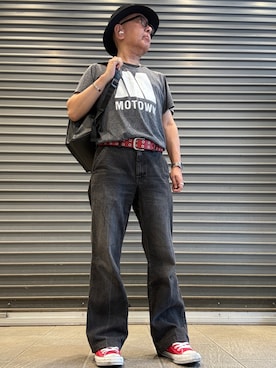 「no brand（ノーブランド）のアイテム」を使った、Ken Nさん（メンズ・168cm）の夏コーディネート