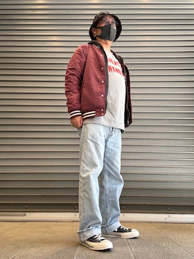 「Levi's（リーバイス）のアイテム（パンツ）」を使った、Ken Nさん（メンズ・168cm）の春コーディネート