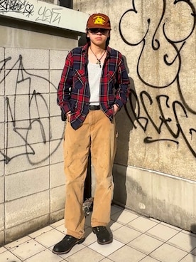 「RED WING（レッドウィング）のアイテム（シューズ）」を使った、ko（こう）さん（メンズ・170cm）の春コーディネート