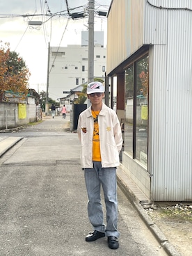 「アイテム（その他アウター）」を使った、koさん（メンズ・170cm）の秋コーディネート