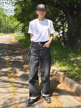 「RED WING（レッドウィング）のアイテム（シューズ）」を使った、ko（こう）さん（メンズ・170cm）の春コーディネート