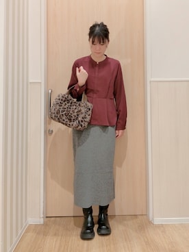 UEさん(レディース・163cm)の秋コーディネート