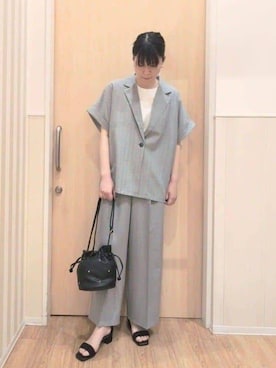 UEさん(レディース・162cm)の春コーディネート