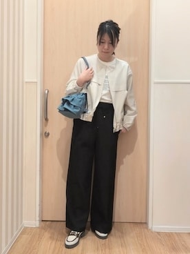 「INDIVI（インディヴィ）のアイテム」を使った、UEさん（レディース・163cm）の春コーディネート