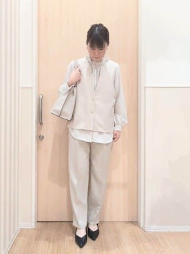 UEさん（レディース・162cm）の春コーディネート