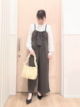 UEさん（レディース・162cm）の春コーディネート