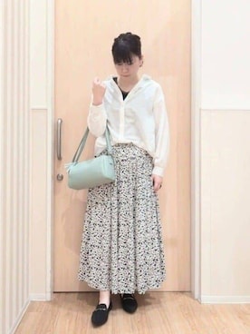 「DRESKIP（ドレスキップ）のアイテム」を使った、UEさん（レディース・162cm）の春コーディネート