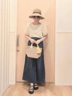UEさん(レディース・162cm)の夏コーディネート