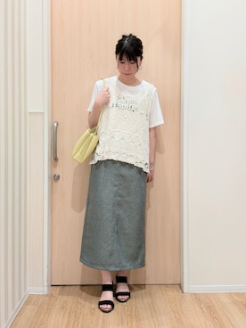 UEさん(レディース・163cm)の夏コーディネート